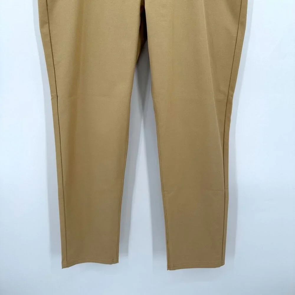Backcountry Knit Canvas Basis Everyday Pant in Starfish Khaki BCCZ2RM sz 38 Mens